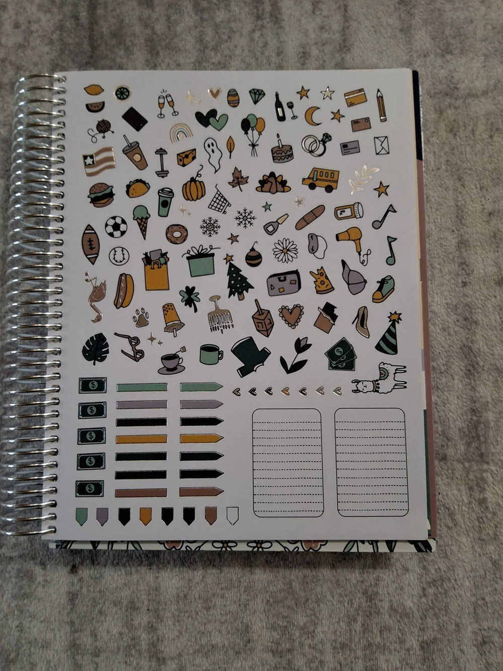 FULL SIZE  Live Rich Planner - Happy Floral UNDATED The Budget Mom NWT